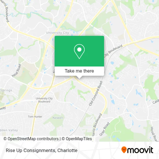 Rise Up Consignments map