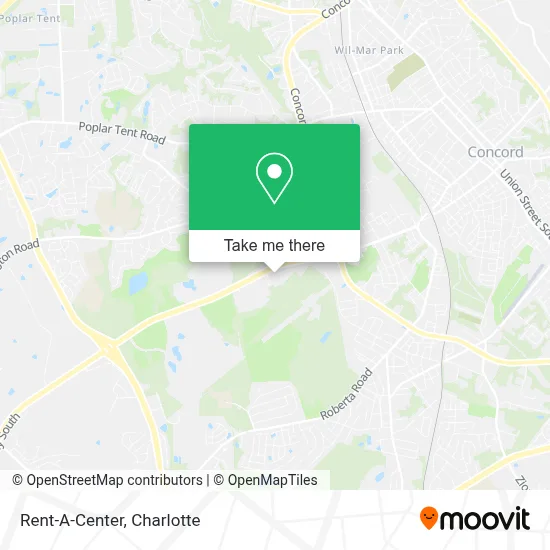 Rent-A-Center map