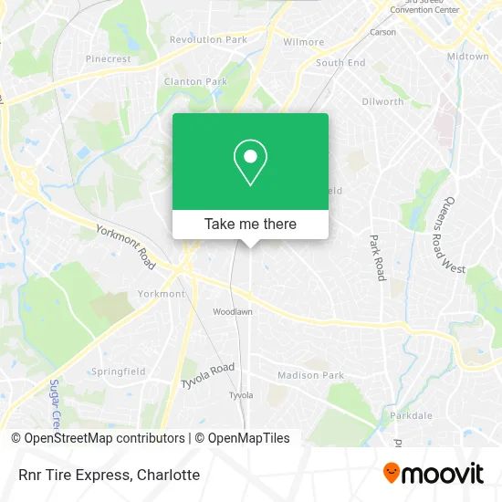 Rnr Tire Express map