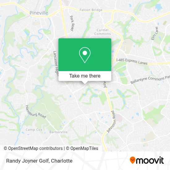 Randy Joyner Golf map