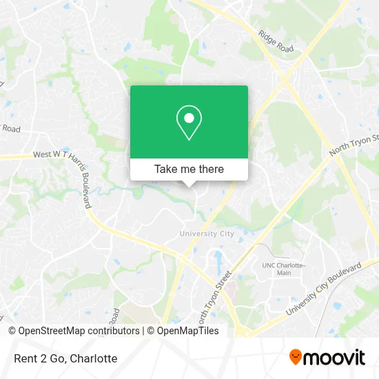 Rent 2 Go map