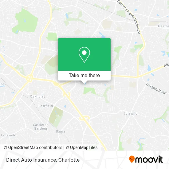 Direct Auto Insurance map