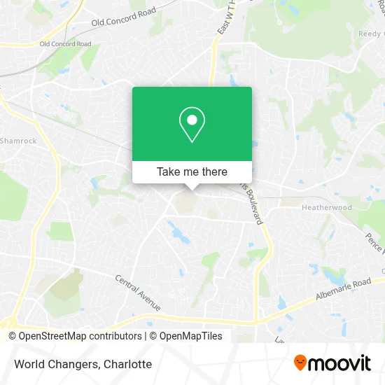 World Changers map