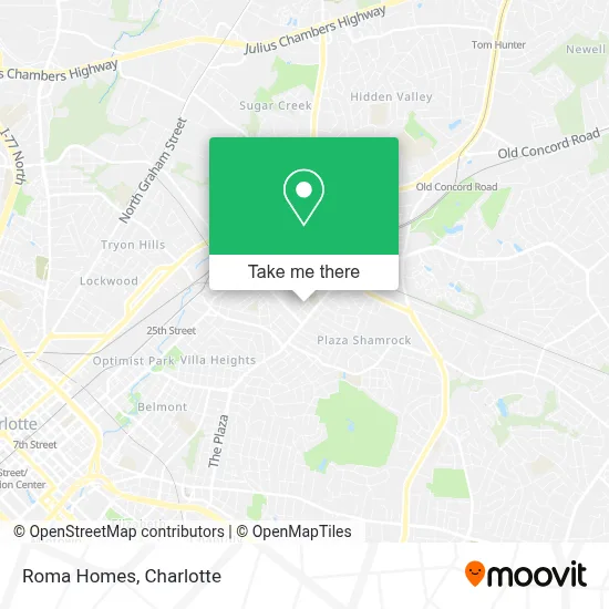 Roma Homes map