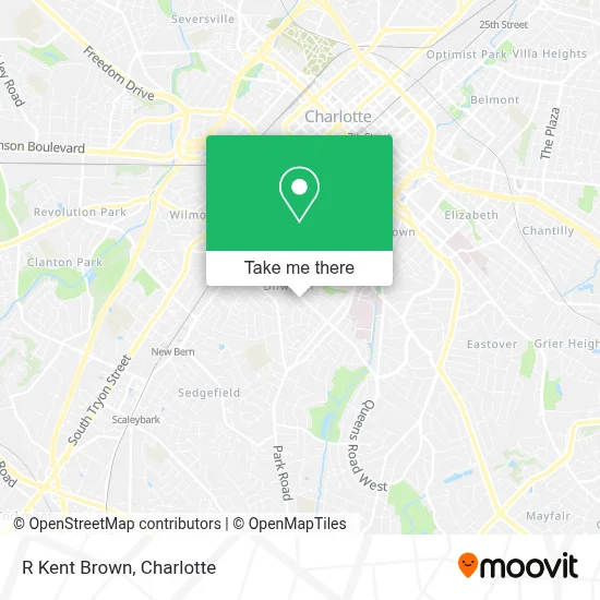 R Kent Brown map