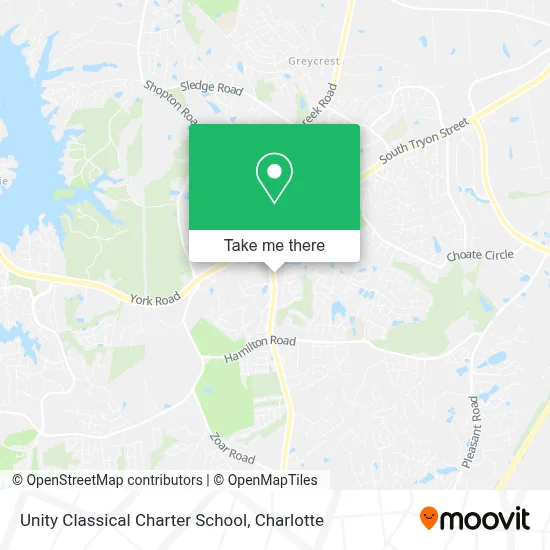 Unity Classical Charter School map
