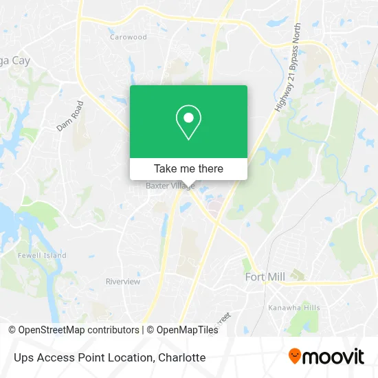 Ups Access Point Location map