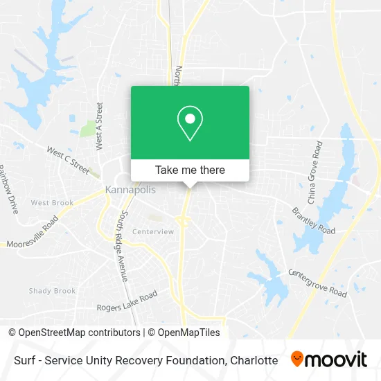 Surf - Service Unity Recovery Foundation map