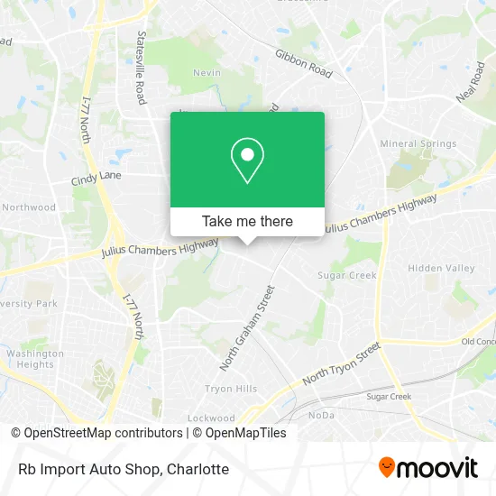 Rb Import Auto Shop map