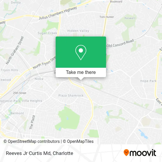 Reeves Jr Curtis Md map