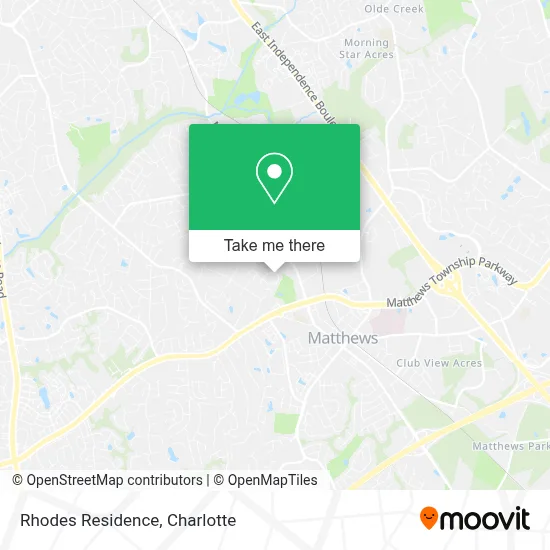 Rhodes Residence map