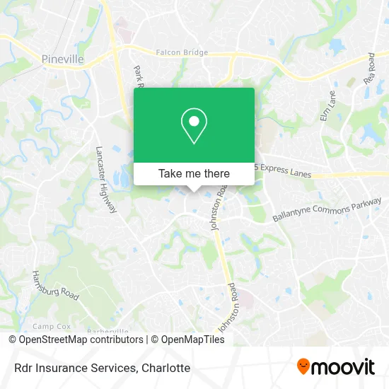 Rdr Insurance Services map