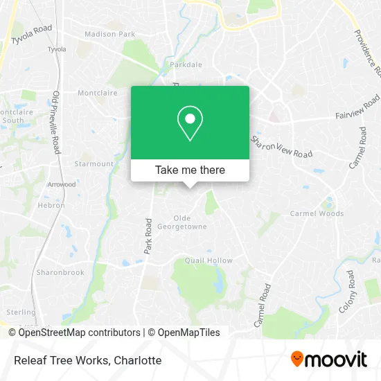 Releaf Tree Works map