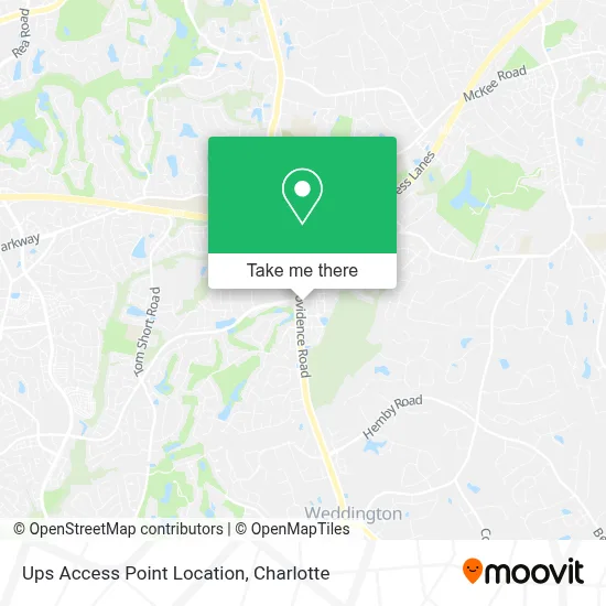 Ups Access Point Location map