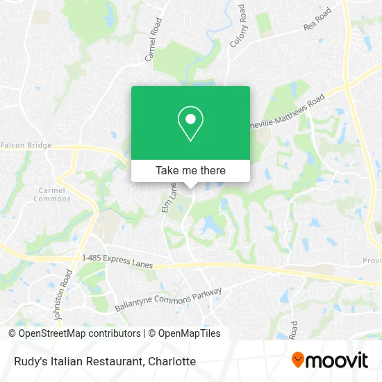 Rudy's Italian Restaurant map
