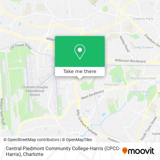 Central Piedmont Community College-Harris (CPCC-Harris) map