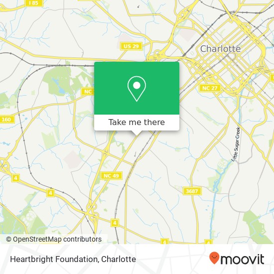 Heartbright Foundation map