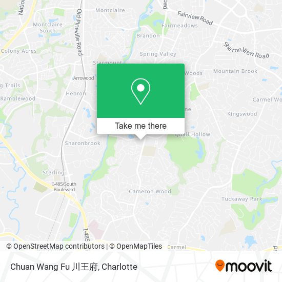 Mapa de Chuan Wang Fu 川王府