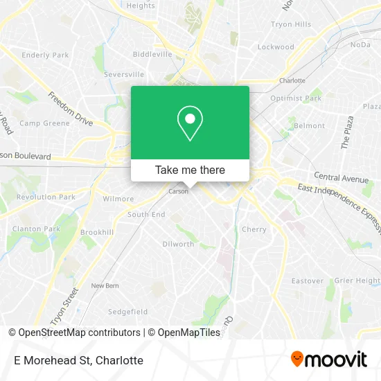 Mapa de E Morehead St