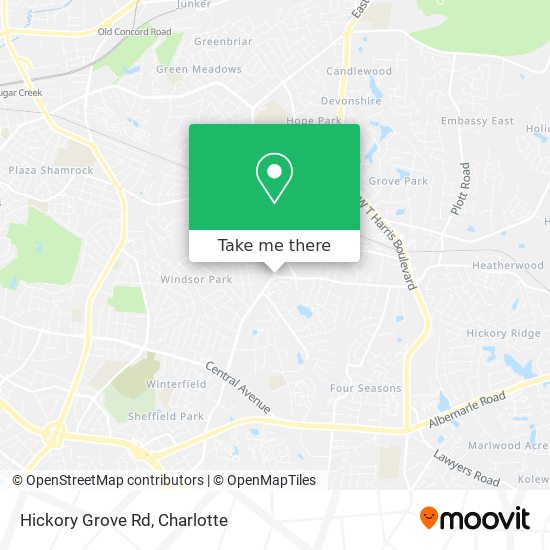 Mapa de Hickory Grove Rd