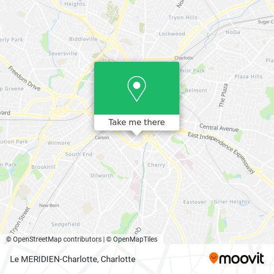 Mapa de Le MERIDIEN-Charlotte