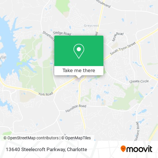 Mapa de 13640 Steelecroft Parkway