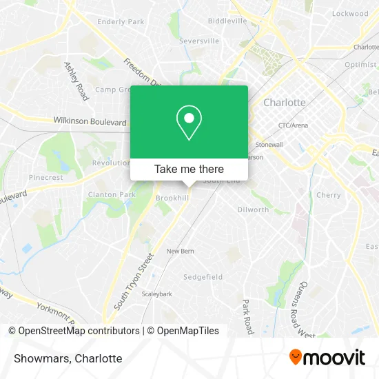 Showmars map