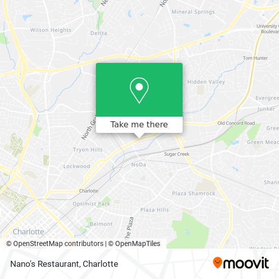 Nano's Restaurant map