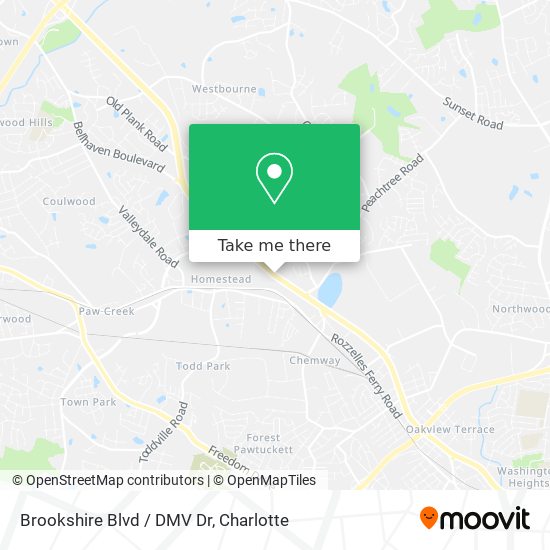 Brookshire Blvd / DMV Dr map