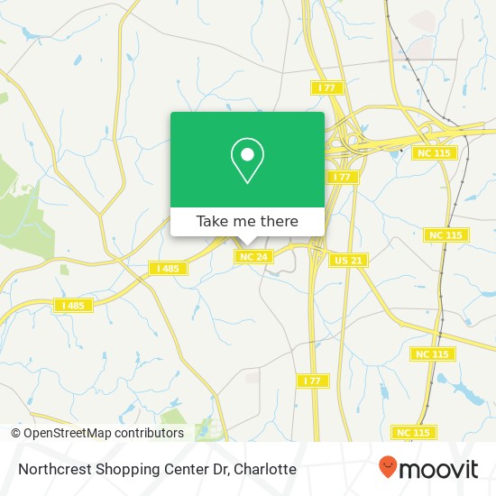 Northcrest Shopping Center Dr map