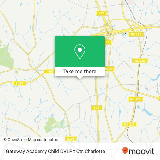 Gateway Academy Child DVLP't Ctr map