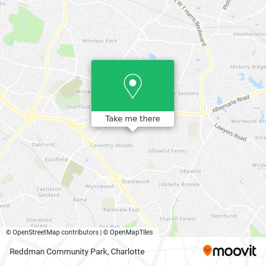 Reddman Community Park map