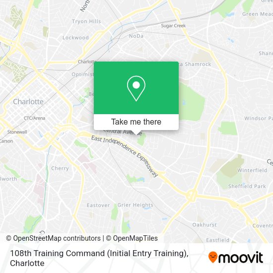 Mapa de 108th Training Command (Initial Entry Training)