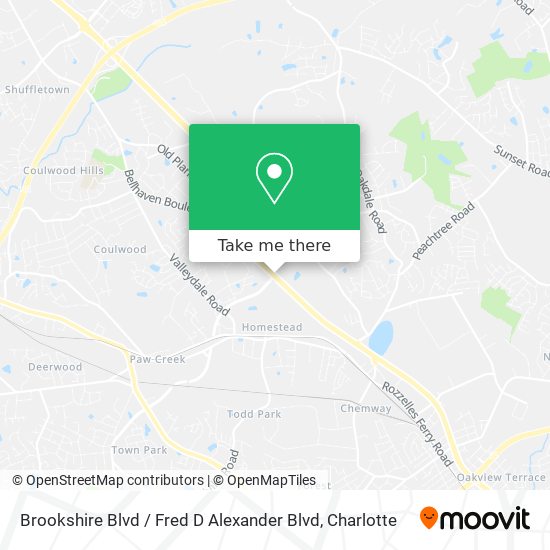 Brookshire Blvd / Fred D Alexander Blvd map