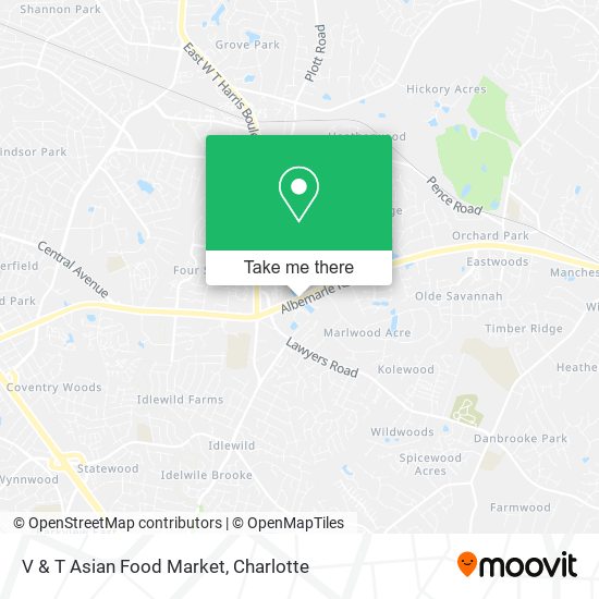 V & T Asian Food Market map
