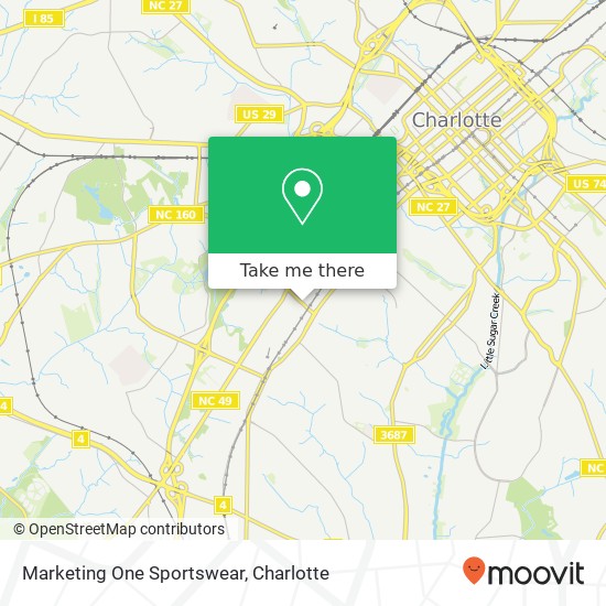 Marketing One Sportswear map