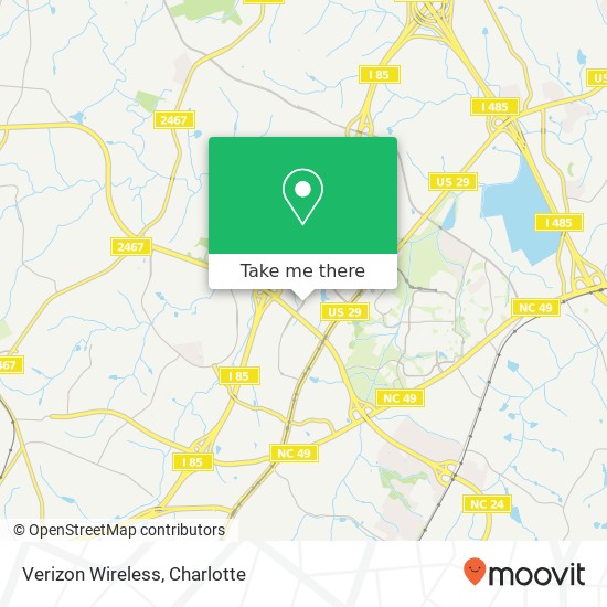 Verizon Wireless map