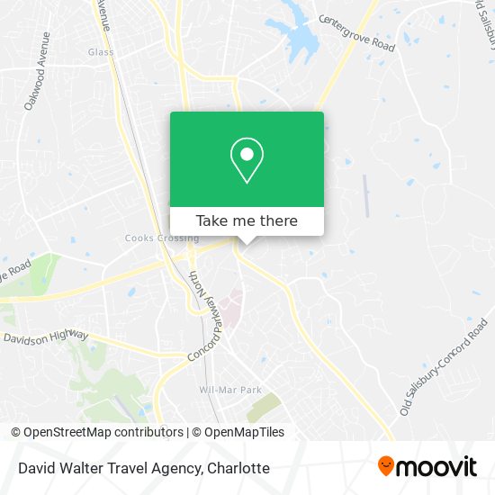 David Walter Travel Agency map
