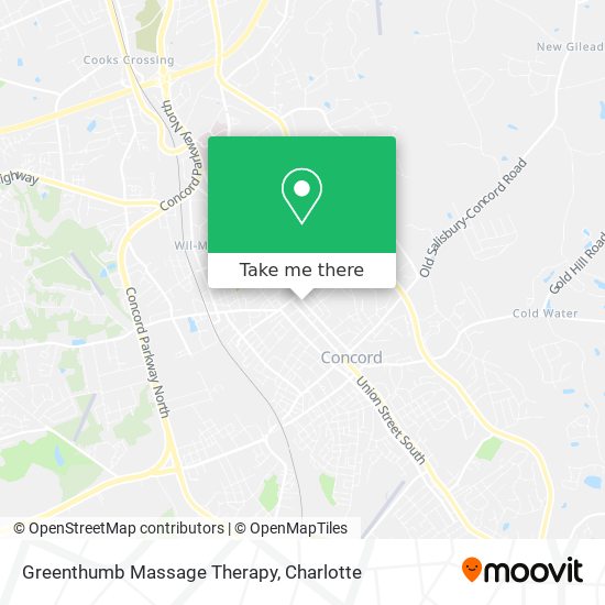 Greenthumb Massage Therapy map