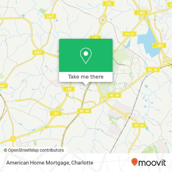 Mapa de American Home Mortgage