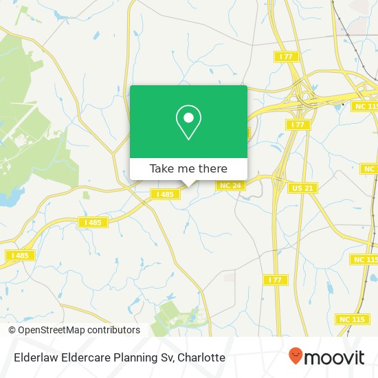 Mapa de Elderlaw Eldercare Planning Sv