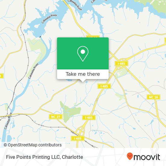 Five Points Printing LLC map