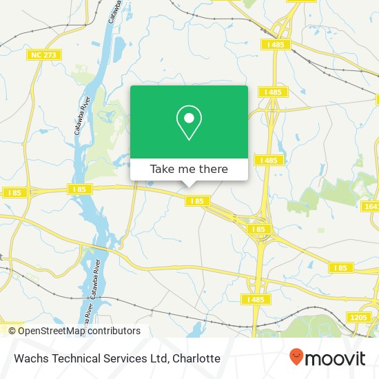 Wachs Technical Services Ltd map