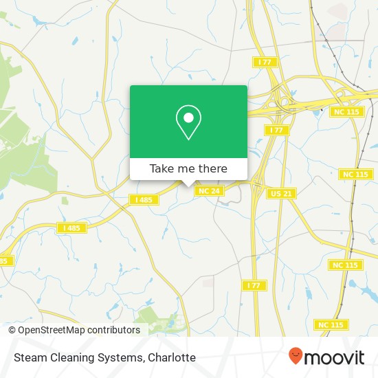 Mapa de Steam Cleaning Systems