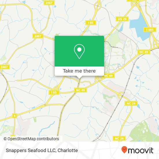 Mapa de Snappers Seafood LLC