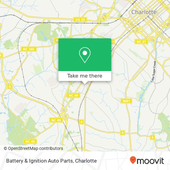 Battery & Ignition Auto Parts map