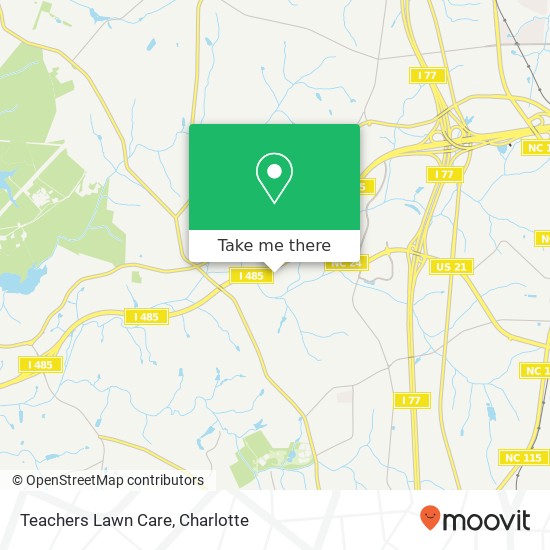 Teachers Lawn Care map