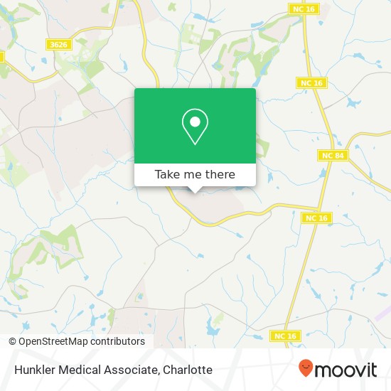 Mapa de Hunkler Medical Associate
