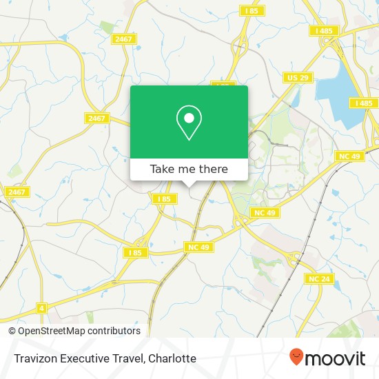 Travizon Executive Travel map