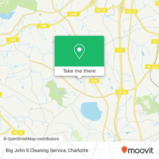 Mapa de Big John S Cleaning Service